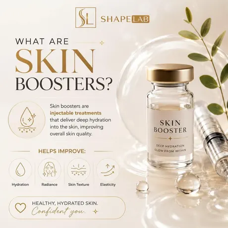 ShapeLab skin boosters post (ShapeLab’s own post artwork)